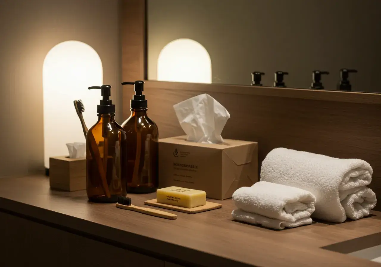 Eco hotel room essentials