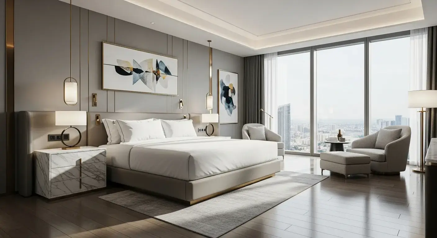 Luxury 5-star hotel room interior