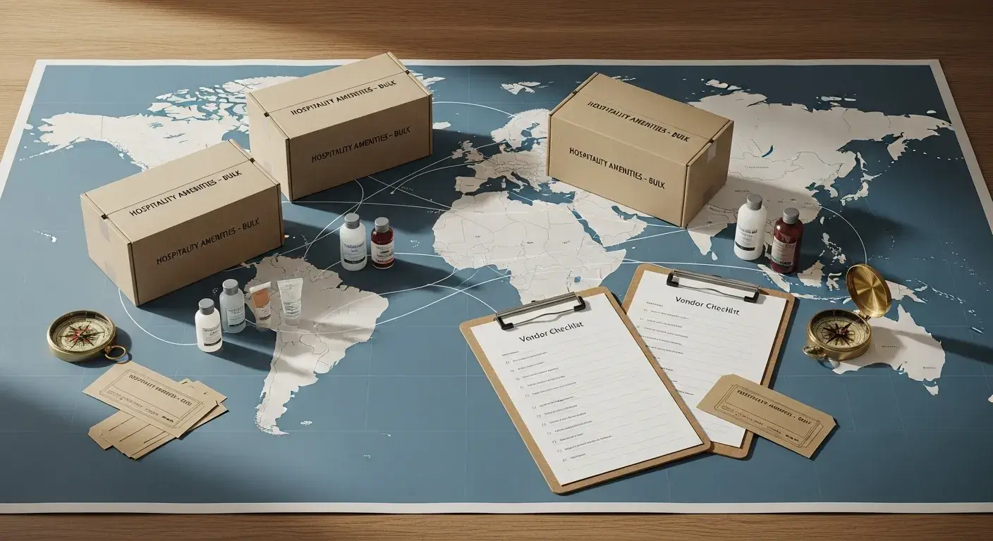 Global and regional amenity supplier network