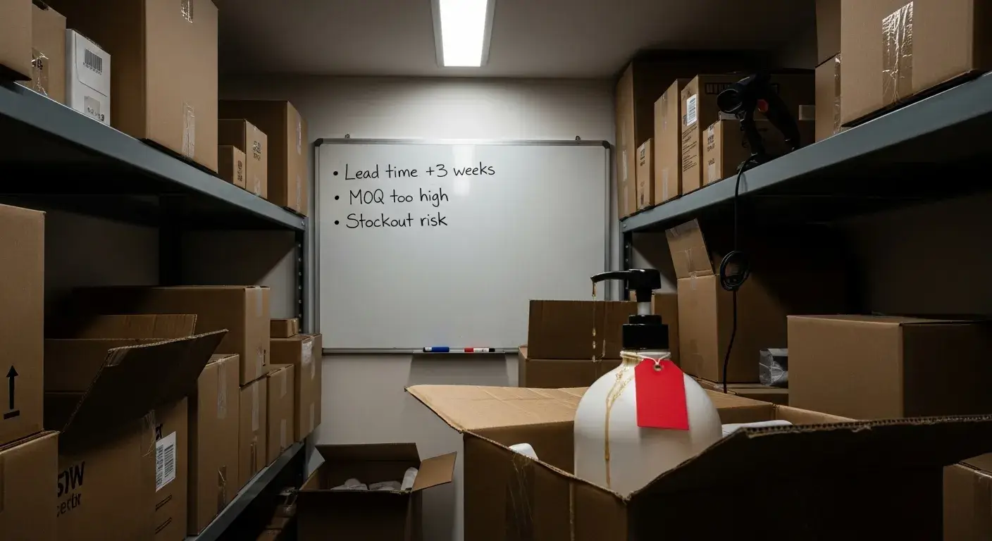 Amenity procurement storage and logistics challenges
