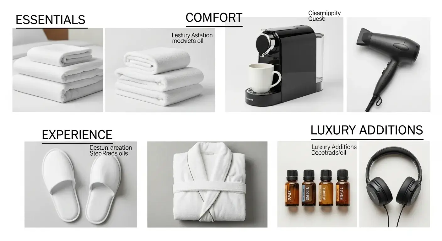 Hotel supply categories arranged by priority