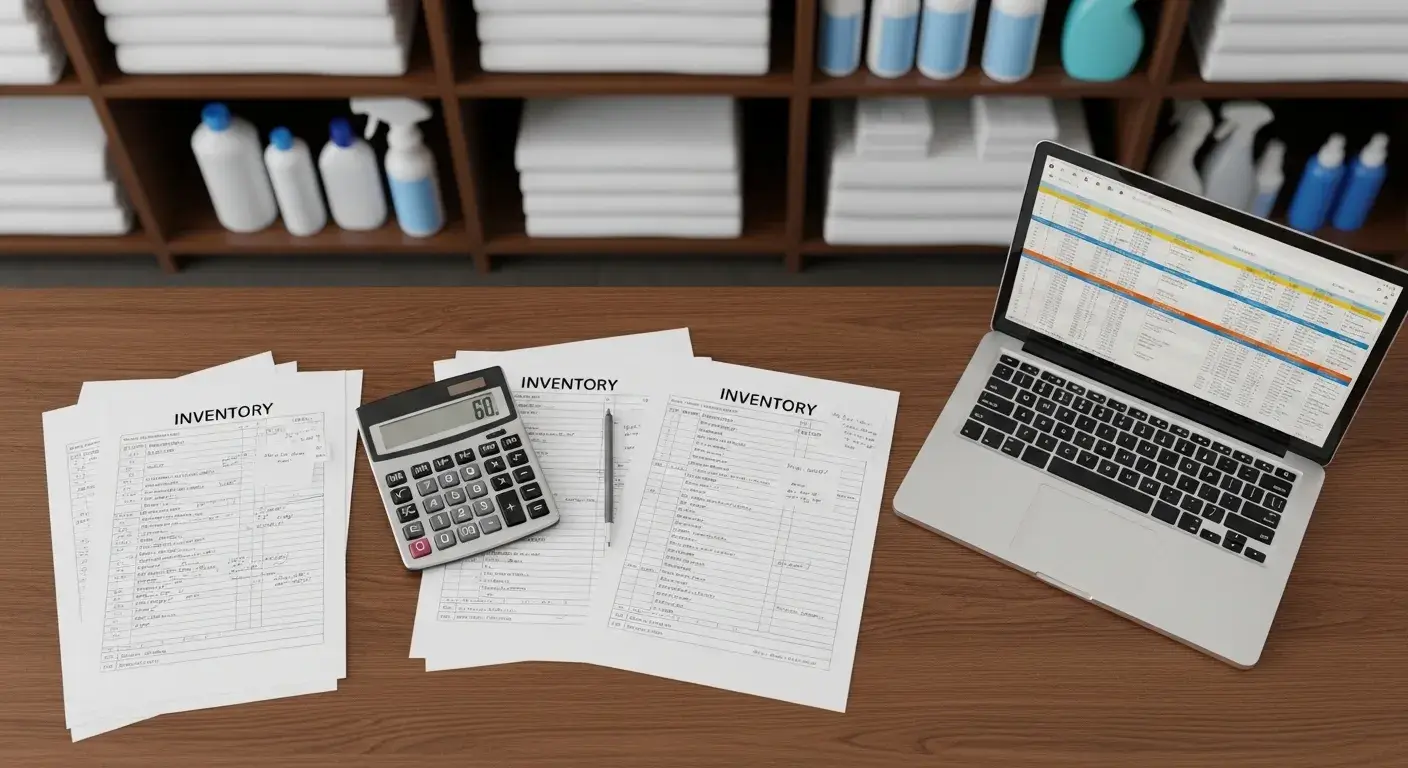Hotel manager planning inventory orders