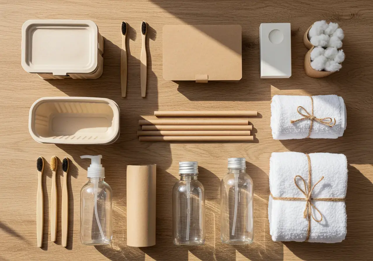 Range of sustainable hotel products