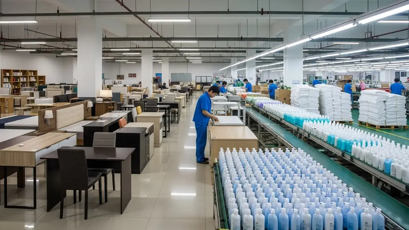 Chinese hotel suppliers factory and showroom