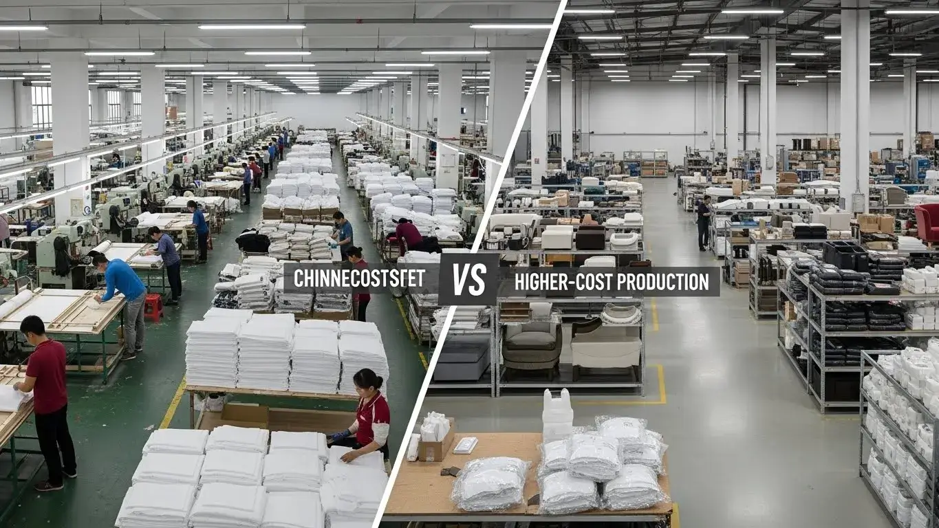 China versus Western hotel supply sourcing