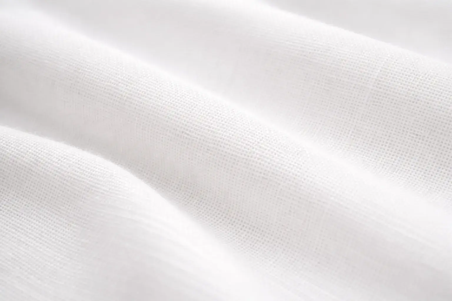 Close-up of hotel sheet fabric weave