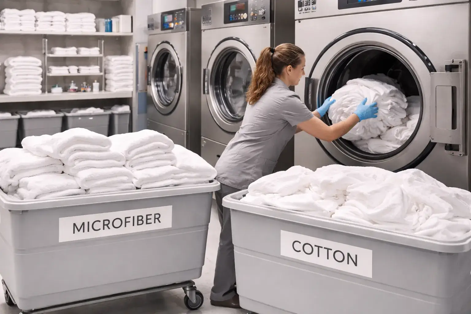 Microfiber care Hotel microfiber laundry care