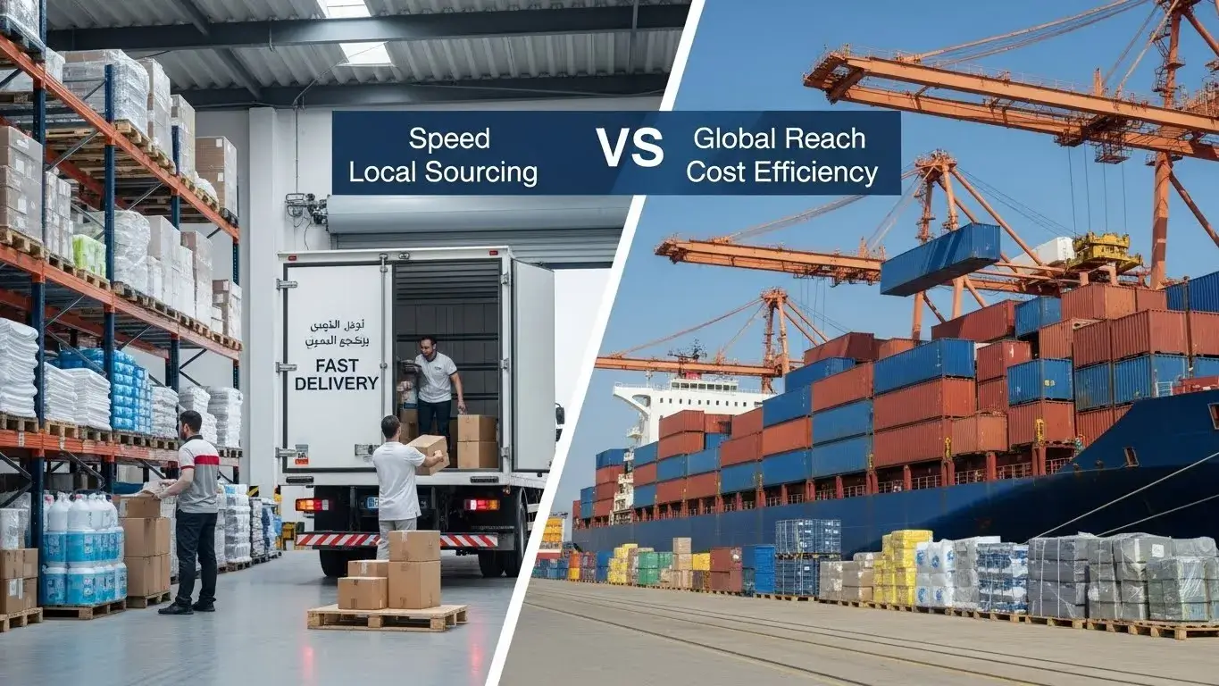 Local Oman hotel suppliers versus international sourcing