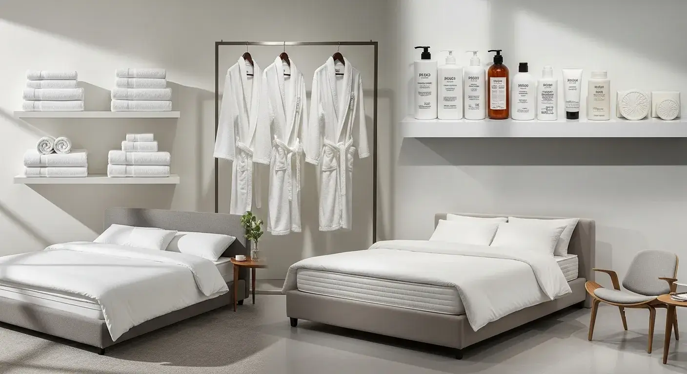 Collage of hotel supply products from top Chinese suppliers