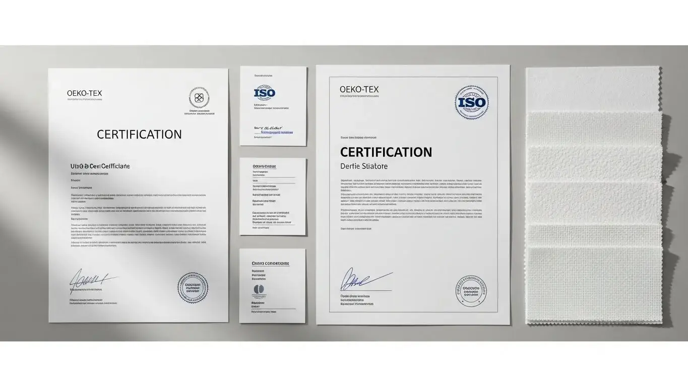 OEKO-TEX and ISO certifications for hotel linens