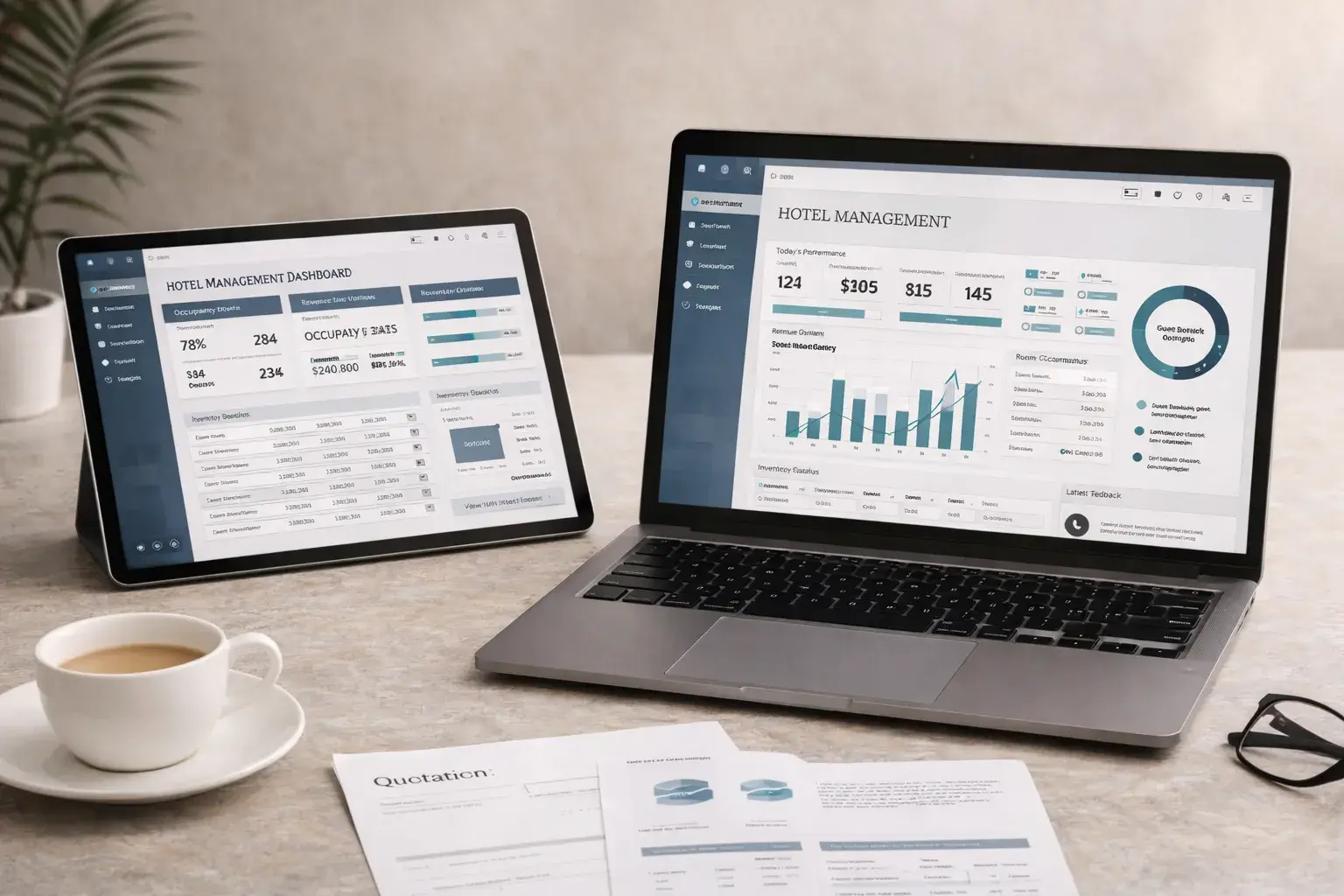 Hotel procurement technology systems