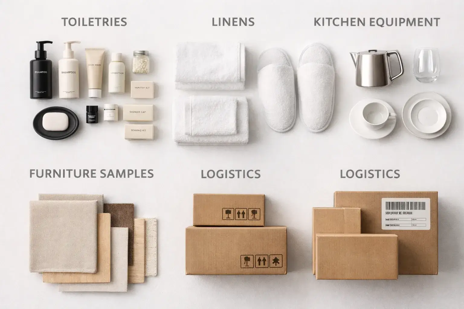 Hotel supplier categories explained visually