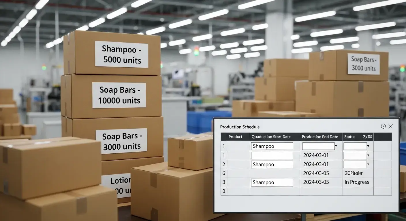 MOQ and lead times Hotel amenities production timeline and bulk packaging