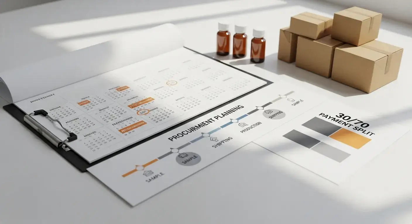 MOQ and lead time MOQ, lead time, and payment terms timeline
