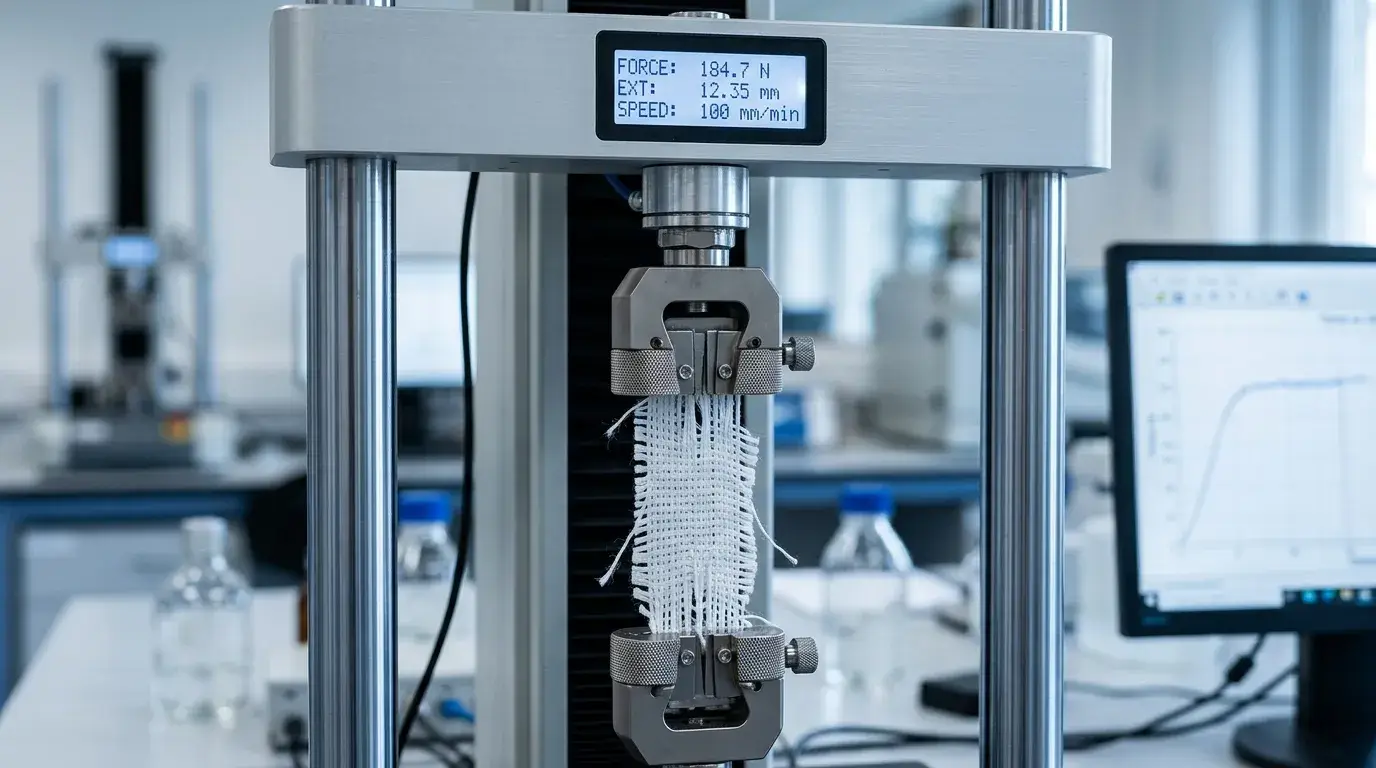 Fabric Strength Testing Textile tensile strength lab testing