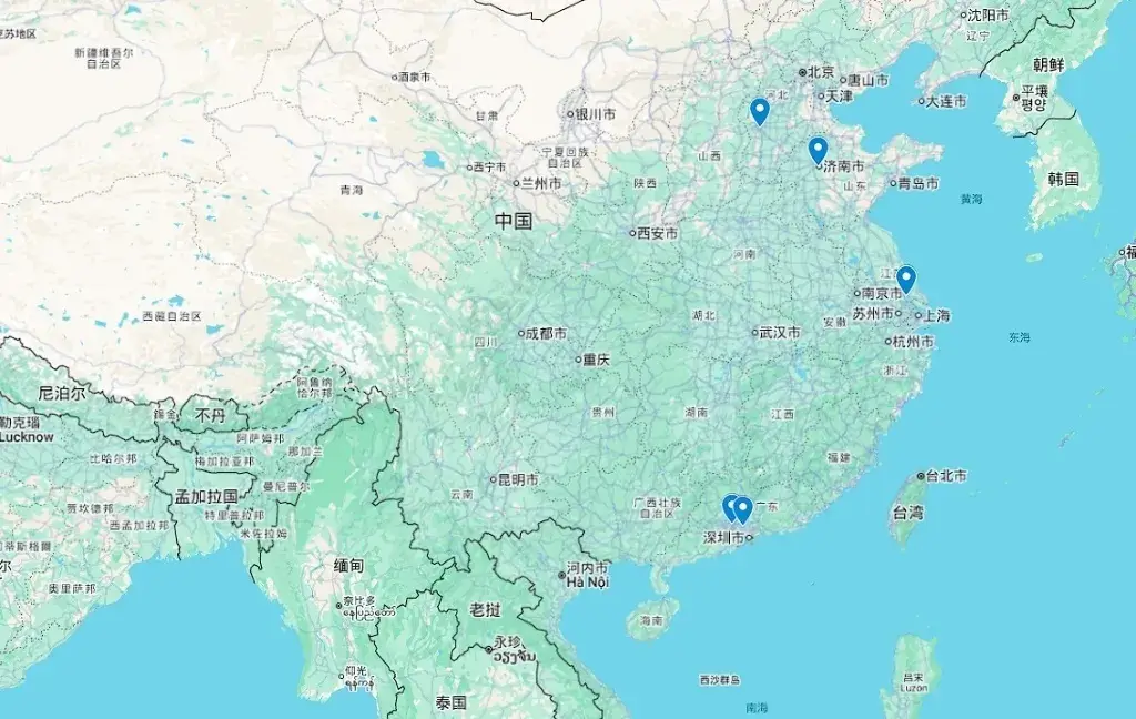 China textile hubs for hotel linen sourcing