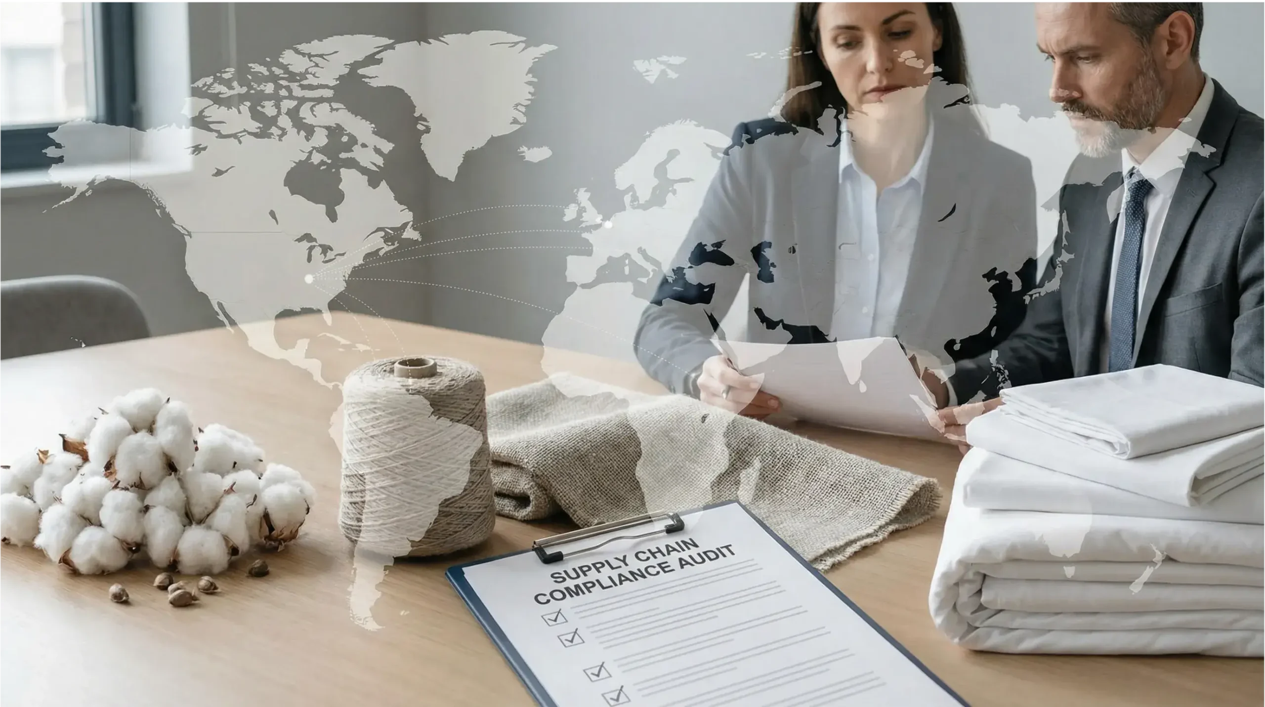 Cotton traceability for hotel linen sourcing
