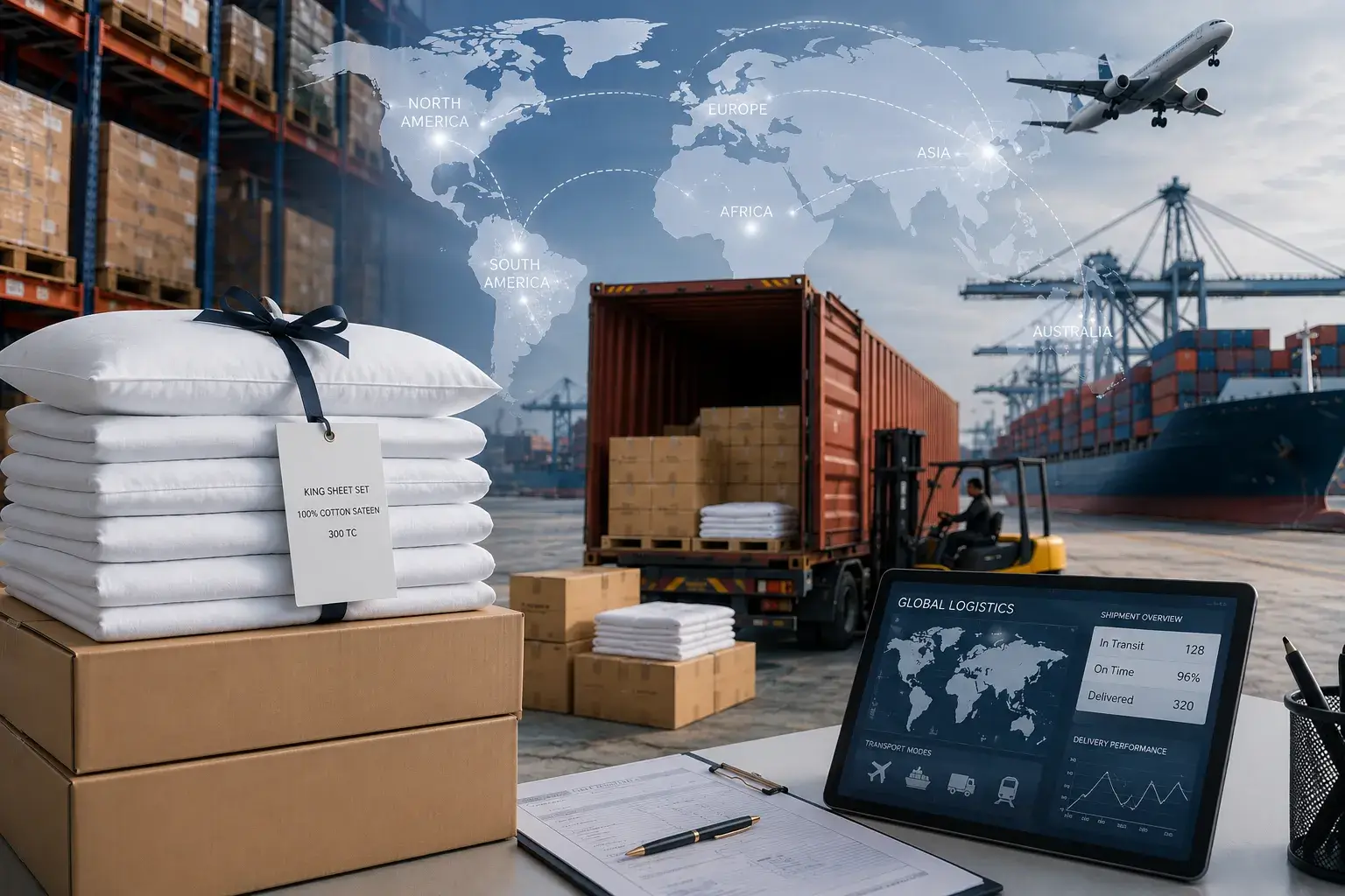Domestic and overseas bedding sourcing
