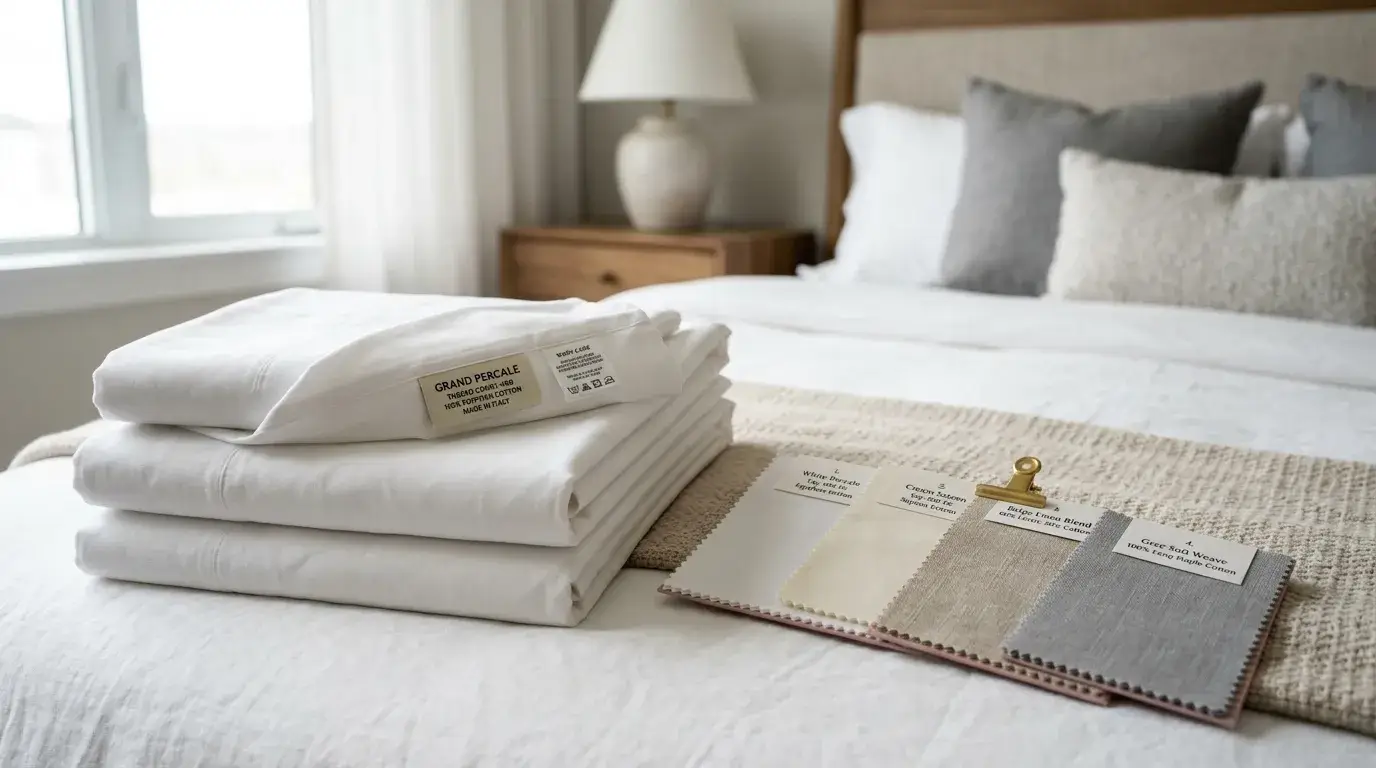 Hotel linen quality specifications comparison