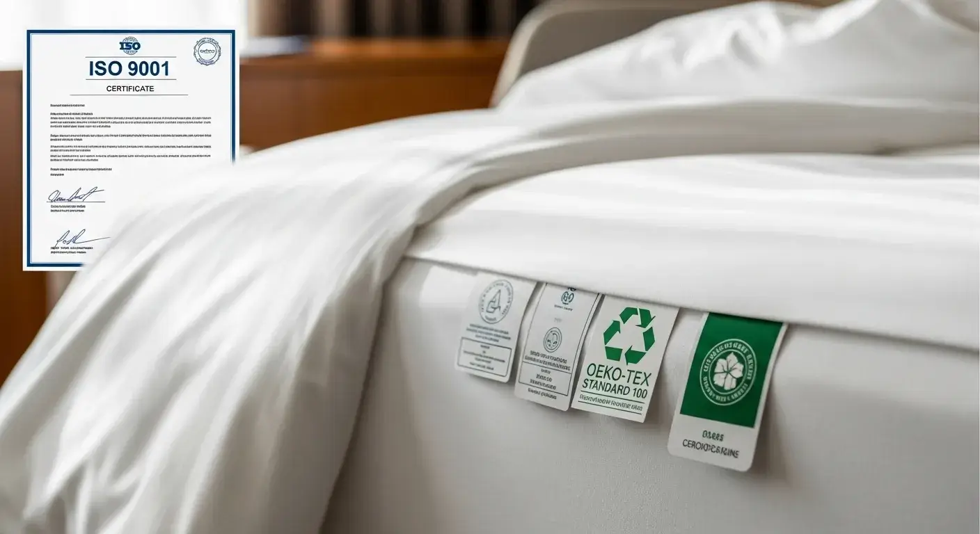 OEKO-TEX and ISO certification for hotel linen