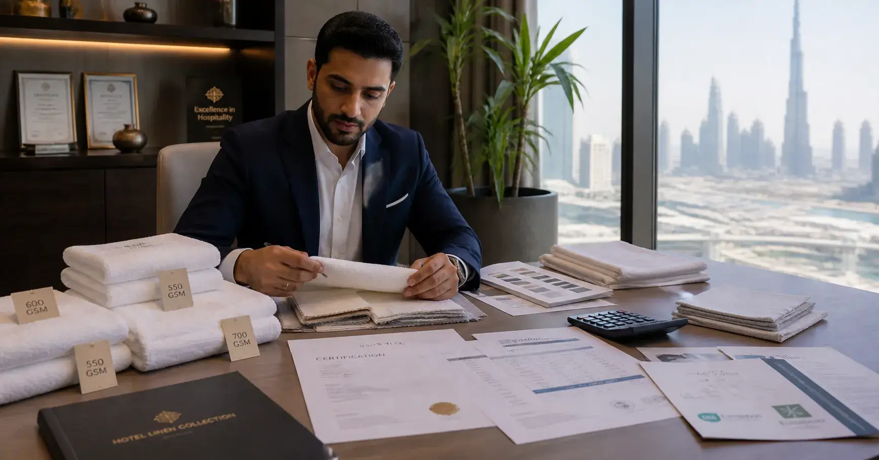 Hotel linen supplier evaluation UAE