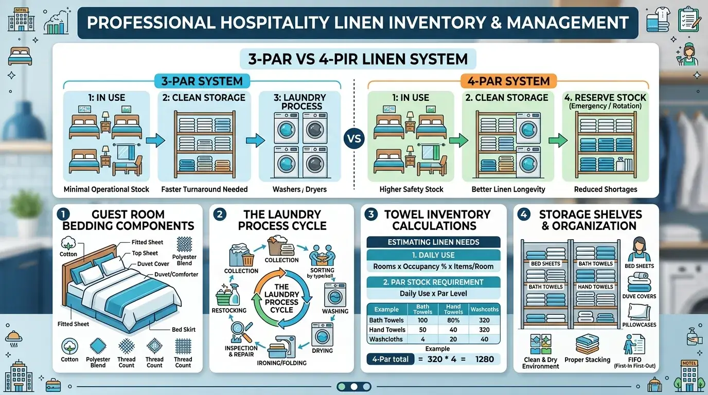 Par Level Inventory Hotel linen par level inventory management system