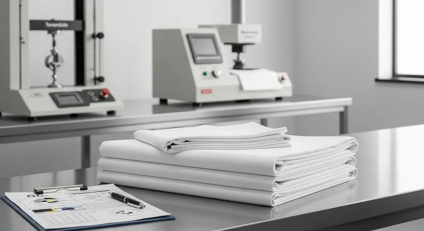 Hotel linen quality control lab tests overview