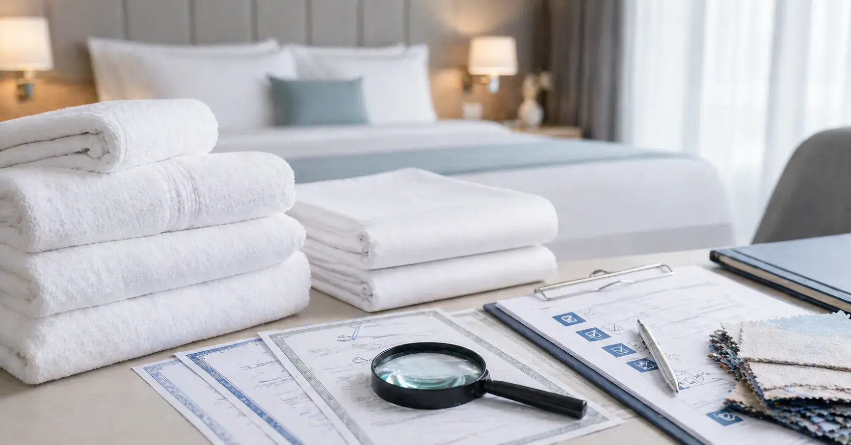 Linen Risk Control Hotel towels and safety compliance documents