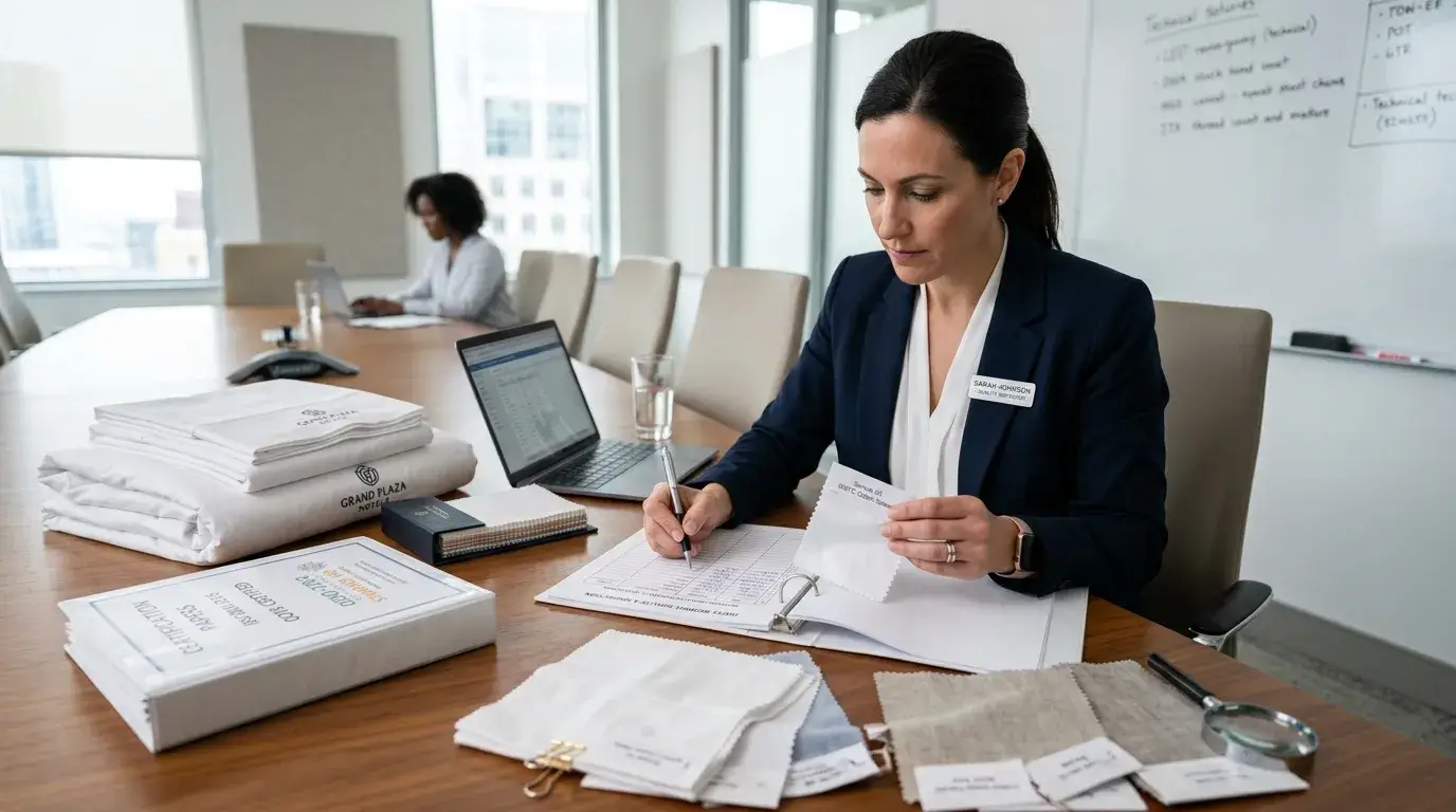 Hotel supplier quality inspection process