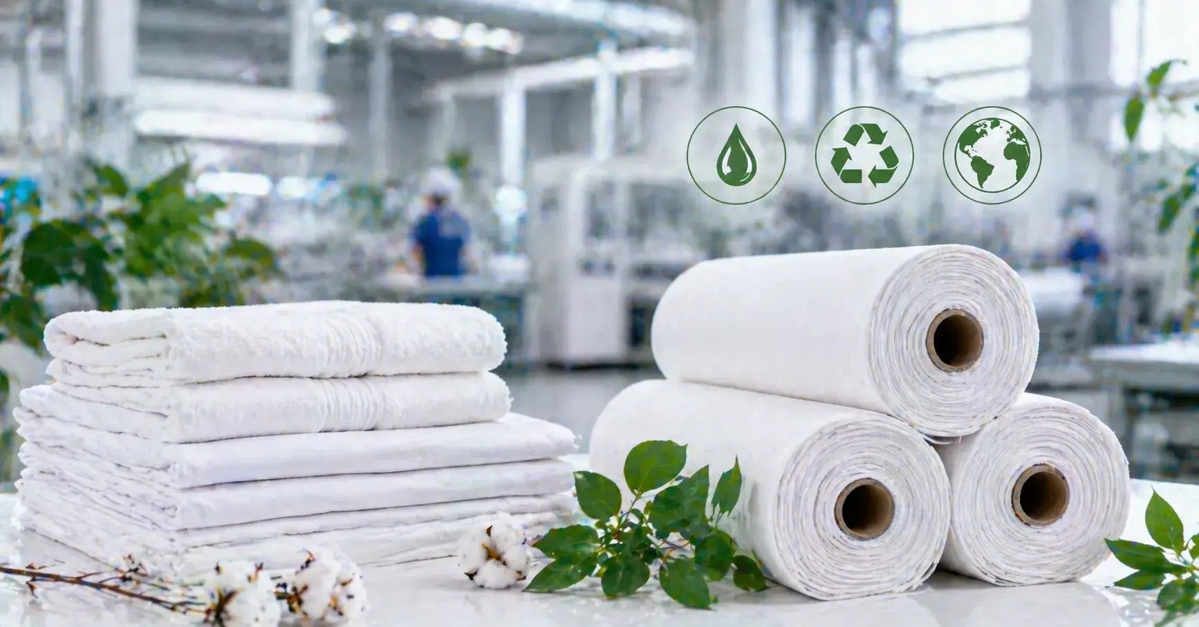 Environmental Management Sustainable textile factory for hotel linen