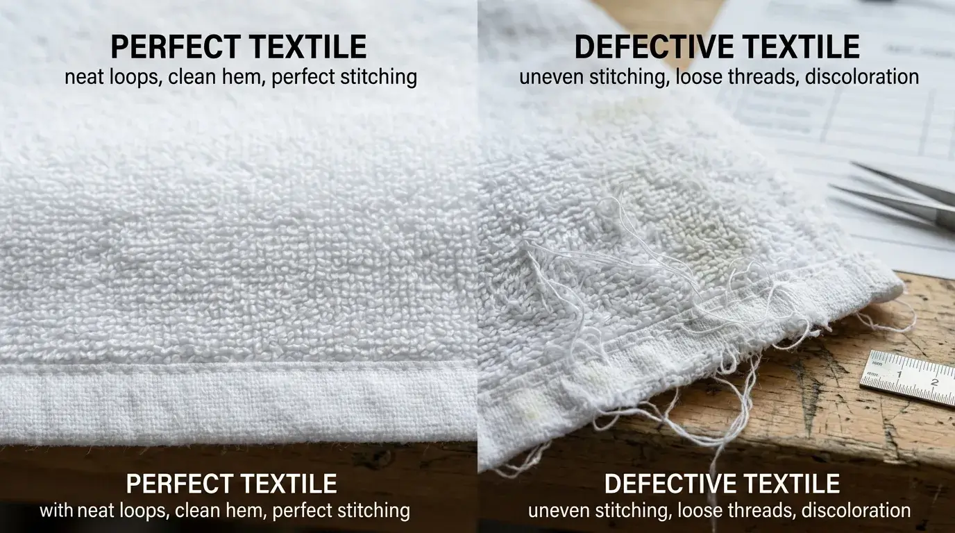 Common defects in hotel linens fabric
