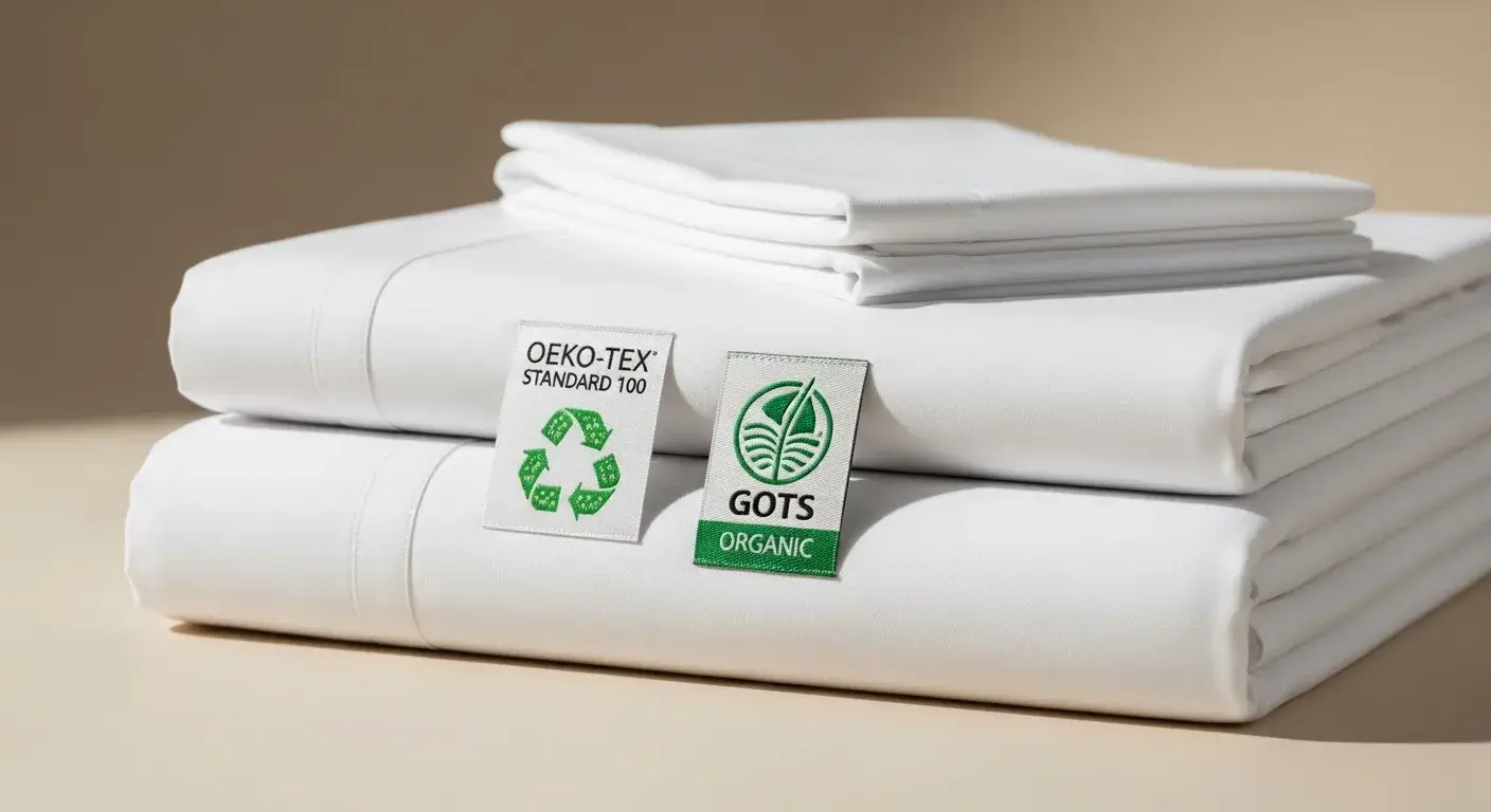 OEKO-TEX and GOTS textile certification labels