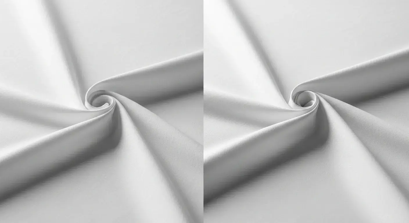 Percale vs Sateen Percale vs sateen hotel sheet texture comparison