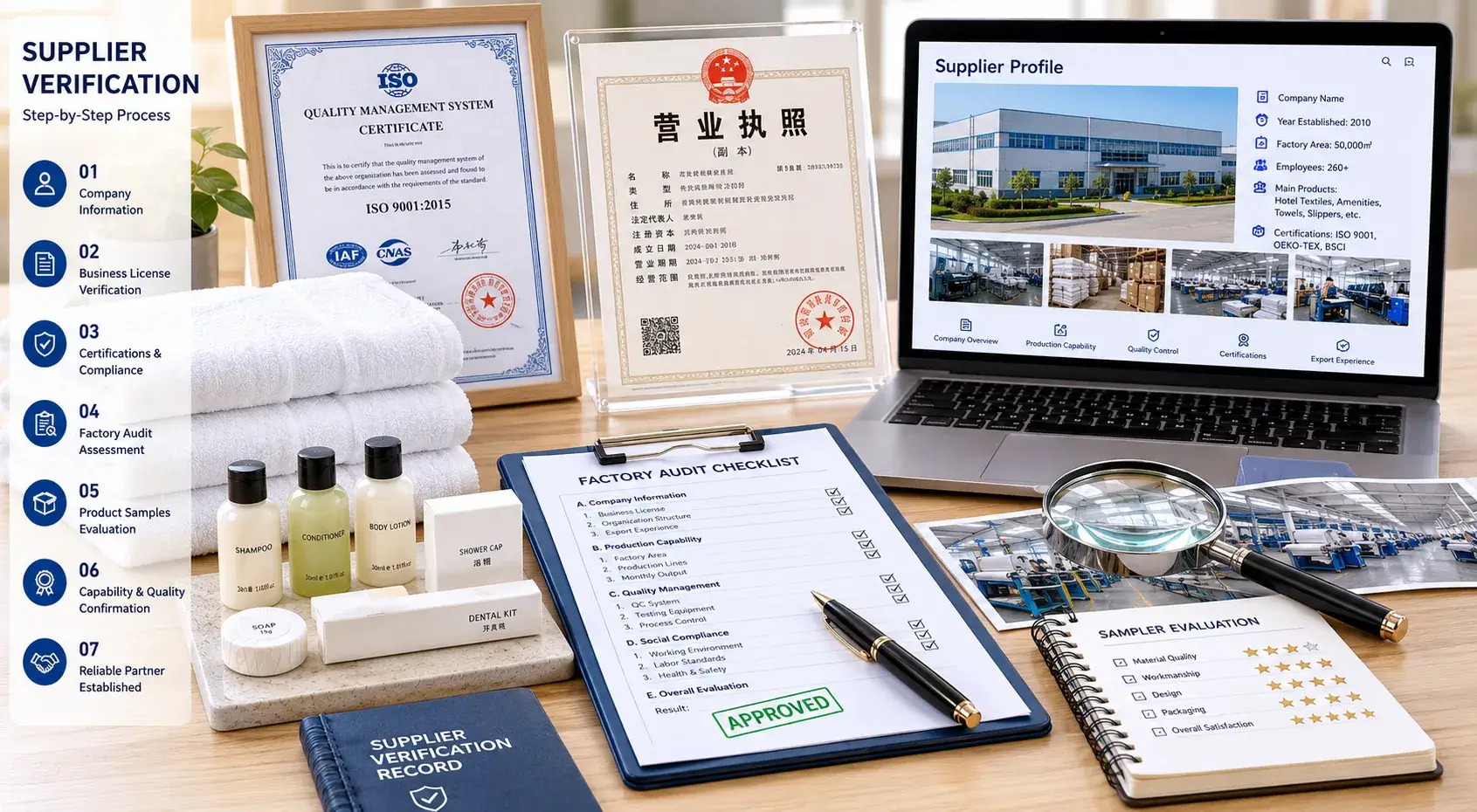Supplier Verification Verifying a Chinese hotel supplier