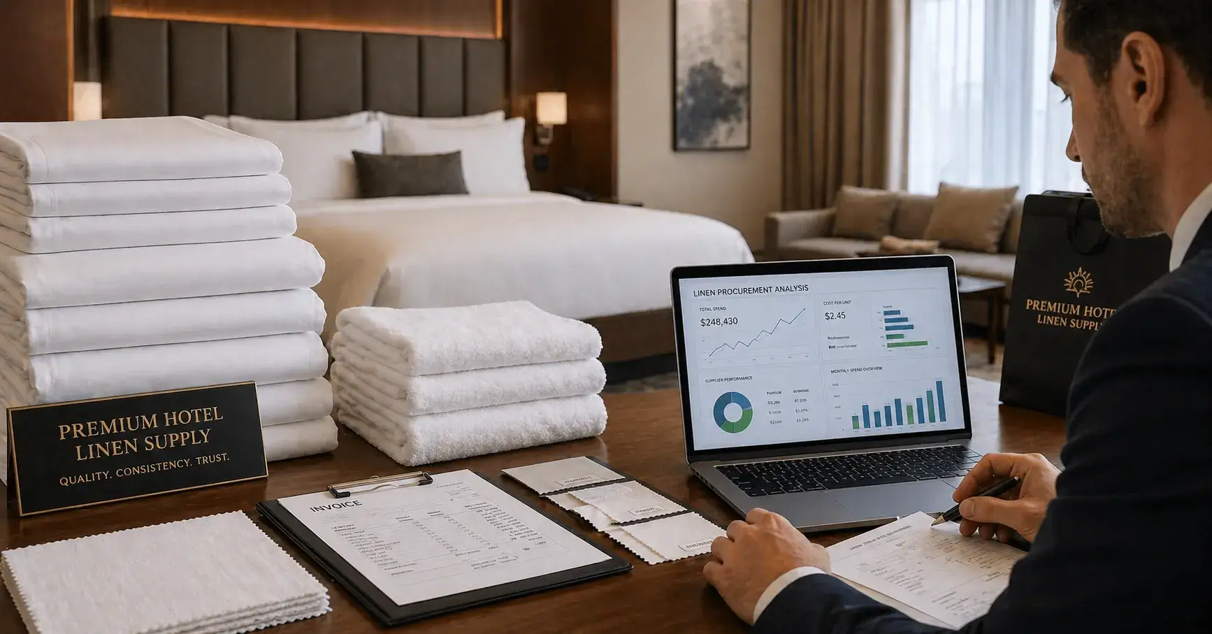 Linen business profits Hotel linen business profitability overview