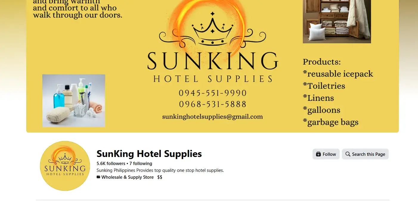 SunKing Hotel Supplies SunKing Hotel Supplies