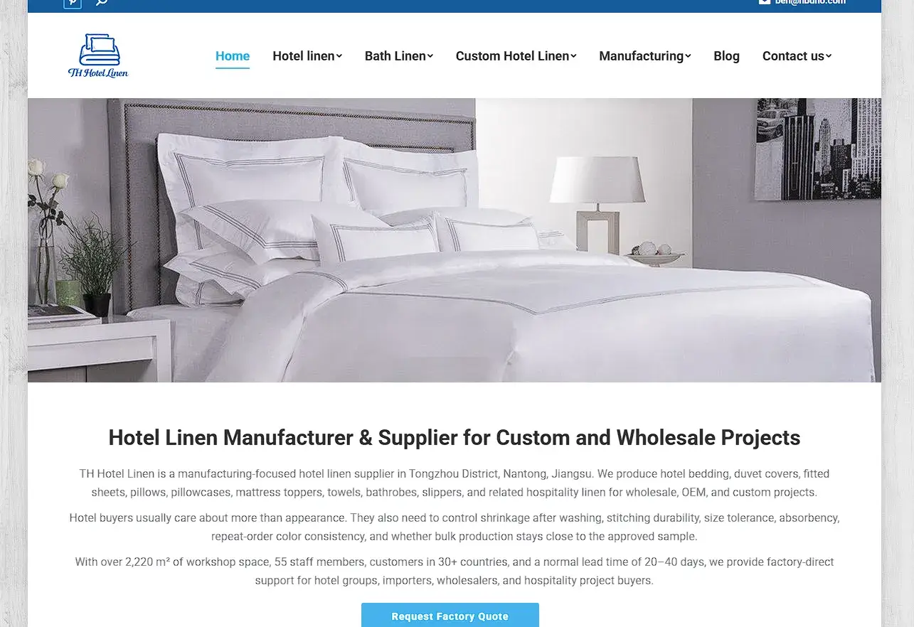 TH Hotel Linen TH Hotel Linen